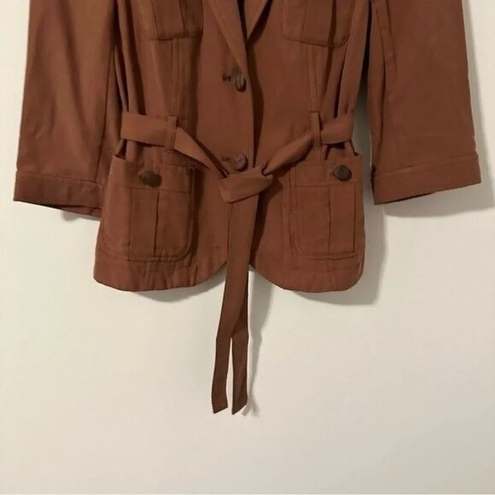 Anthropologie Cartonnier Silk Lightweight Blazer Jacket - Womens 0 - Picture 4 of 8